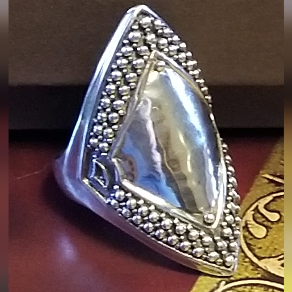 Silpada Sterling Silver Shield Ring - image 1